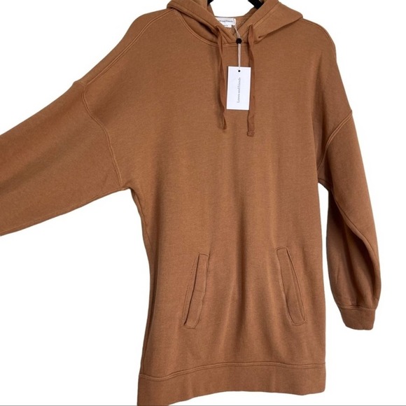 Lovers + Friends OVERSIZED HOODIE Mocha Nude - Picture 7 of 9